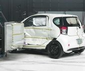 2014 Scion iQ IIHS Side Impact Crash Test Picture
